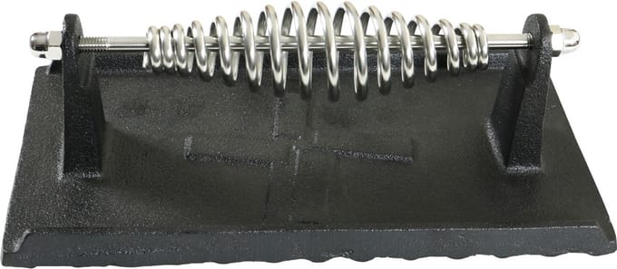 The Windmill Bacon Pers 20 X10 Cm Gietijzer/rvs 1,1 Kg Zwart