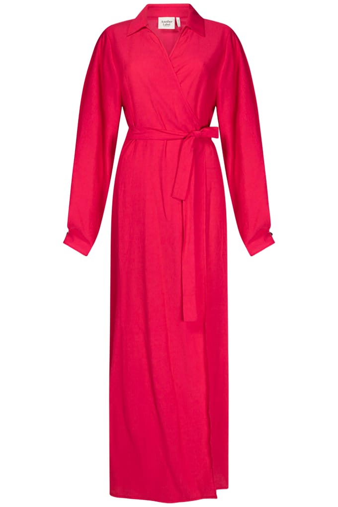 Another Label Georgia Dress Long Sleeve Raspberry Taglia: S | Maxi abiti Outlet | Donna | Rosa