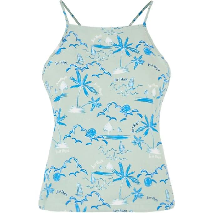 Just Rhyse - Waikiki Mouwloze top - L - Groen