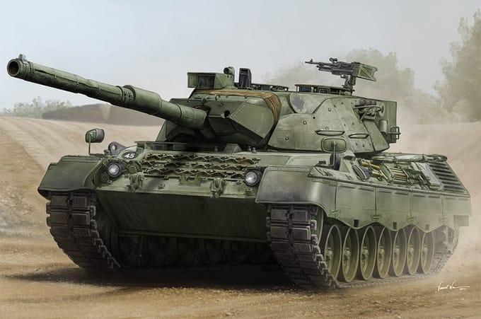 HobbyBoss Modelbouwpakket Militaire voertuigen - 84503 Leopard C2 - Canadian MBT Plastic - 1:35 - Modelbouw