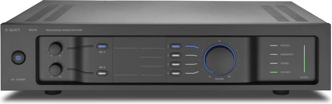 BIAMP MA240 (100 volt/4 Ohm) - Mengversterker