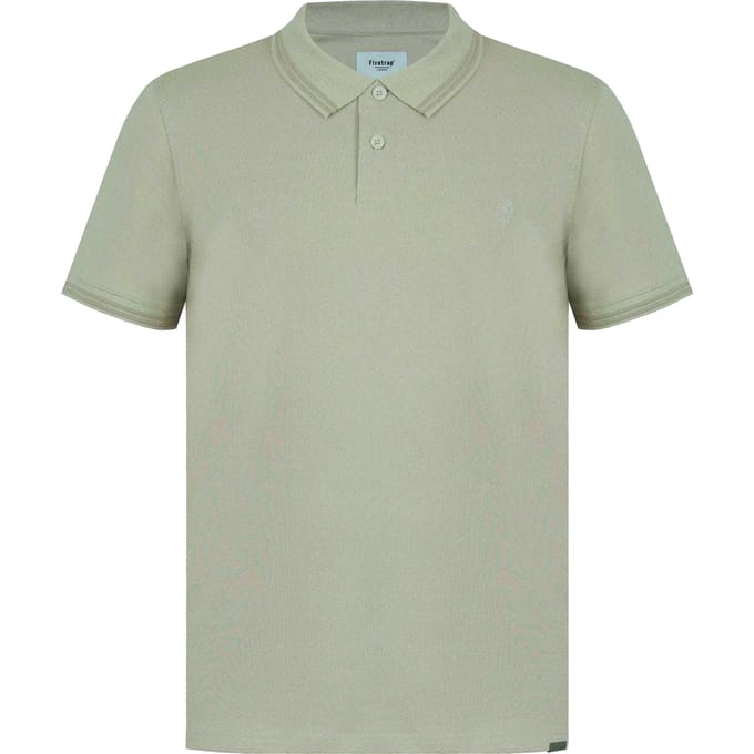 Firetrap Heren Lazer-logo katoenen poloshirt (Beige)