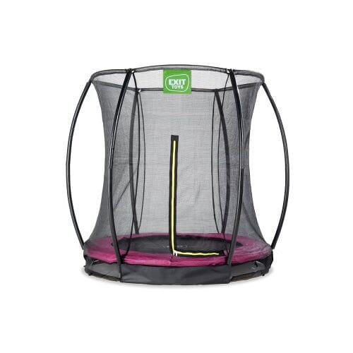 EXIT Silhouette Trampoline ø183cm - met Veiligheidsnet - Inground - Rond - Voor Kinderen - Roze