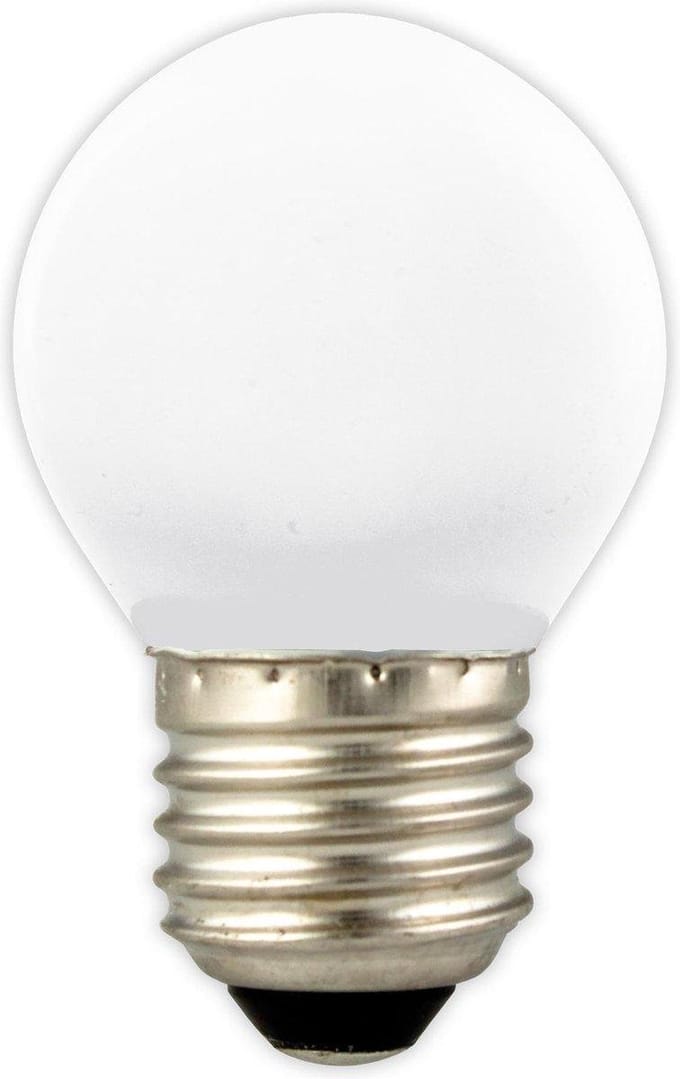 Glow LED lamp 1W E27 warm/wit