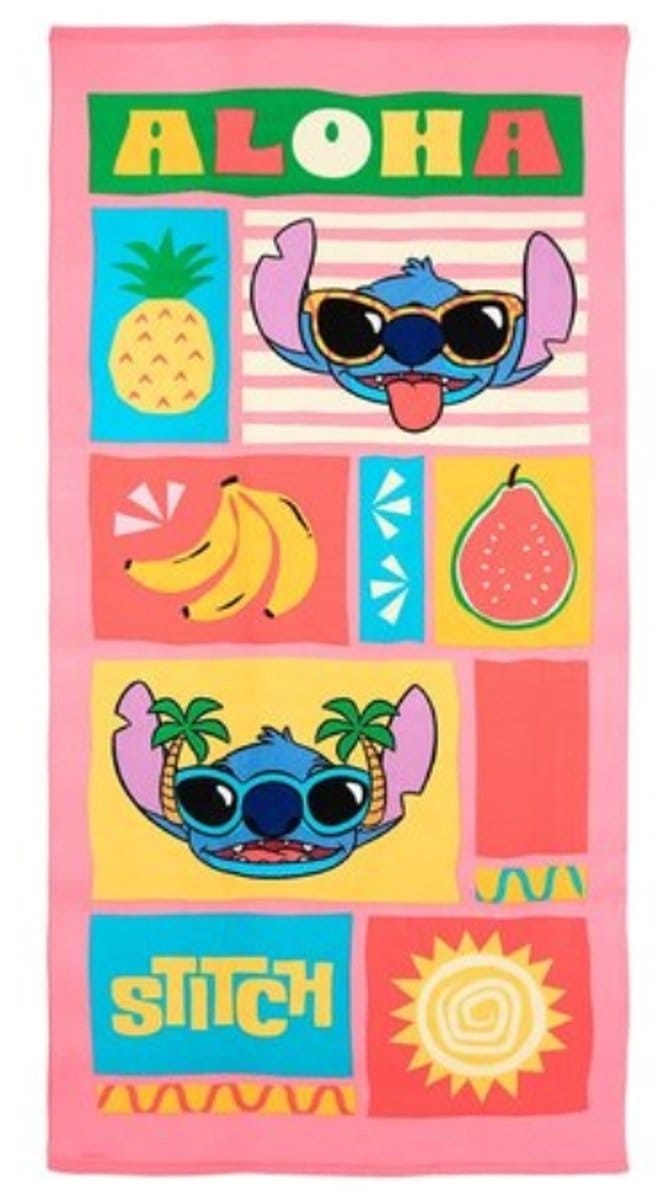 Badhanddoek - Handdoek - Lilo en Stitch - 70/140 cm