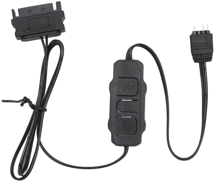 Dailygoody - Controller - ARGB Light Stripe - Eenvoudig te bedienen - PC-fans Controller Kit - Geschikt voor vele ARGB-producten - Kleur ...