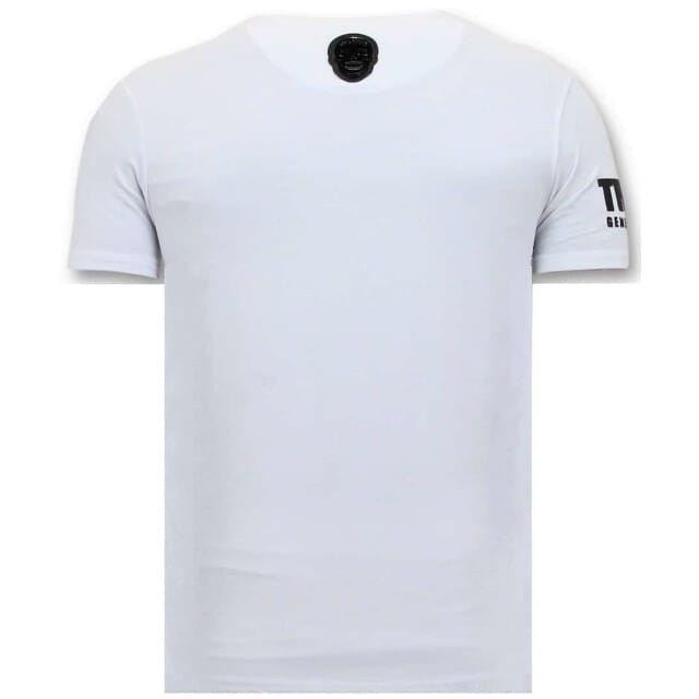Exclusieve T-shirt Heren - Padrino Corleone - Wit