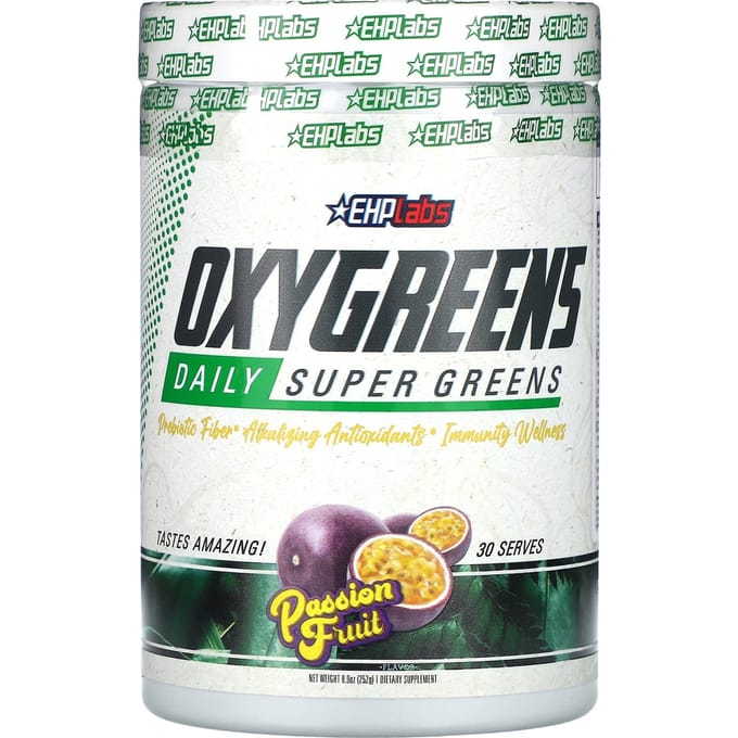 EHPlabs, OxyGreens, Dagelijkse Super Groente, Passievrucht, 252 g (8,9 oz)