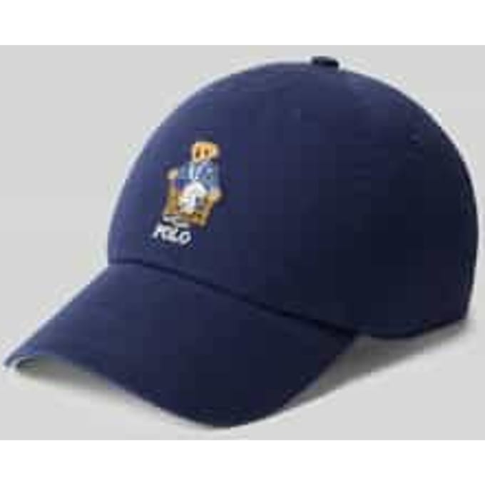Baseballpet met polo bear stitching