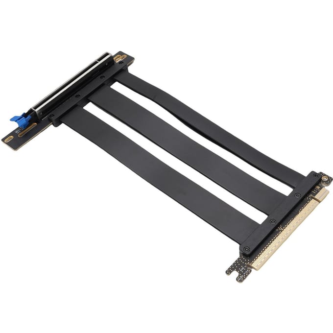 PCIE 5.0 Riserkabel Geschikt voor RTX4090 5090 Gen 5 GPU Grafische Kaart Verlengkabel PCI-E 16X 128GBs 15cm/5.9in gray