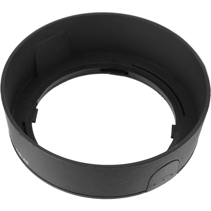 HB 45 Camera Lenskap Zonnekap Omkeerbare Ronde Lenskap Geschikt voor D5100 D3200 D60 18 tot 55mm Lens black