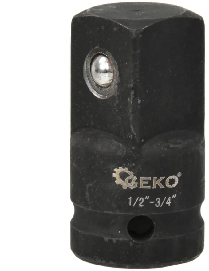 GEKO Impact adaptor - robuust staal - corrosiebestendig - 1/2" naar 3/4" aansluiting