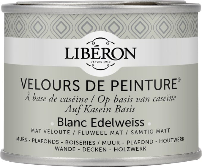 Liberon Velours De Peinture Muurverf - Mat - Blanc Edelweiss - 0,125l