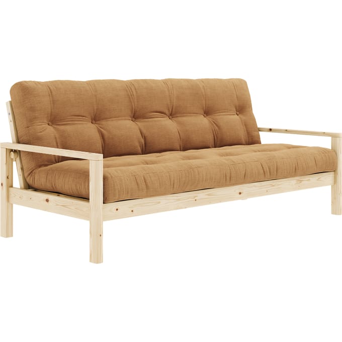 Karup Knop slaapbank - 515 Fudge Brown - 101ClearLacquered