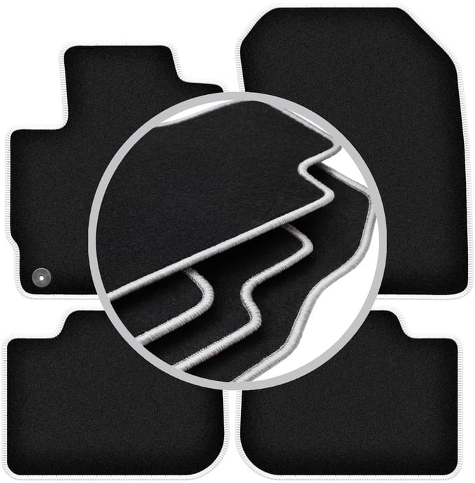 CARLUX-SILVER automatten voor: Mitsubishi Colt VII hatchback (2008-2012)