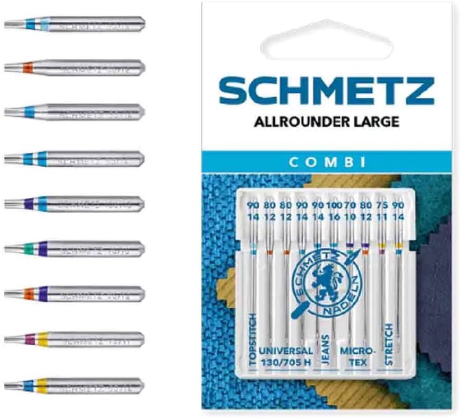 Schmetz Combi Allrounder Large 10 naalden 70-100 - Per pakje.