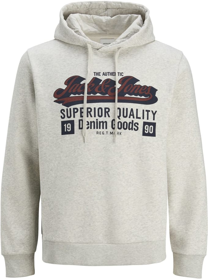 Jack & Jones Logo Hoodie Heren - Maat M