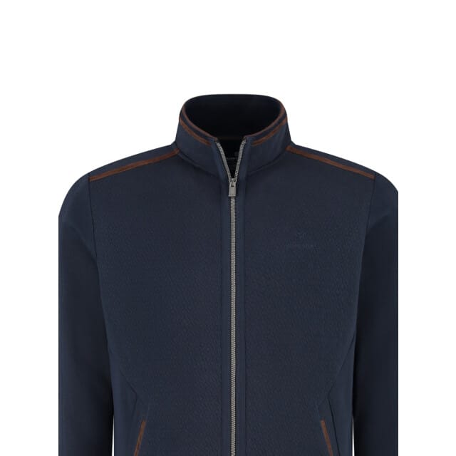 Fellows United - Sweatvest - Mannen - M - Blauw - Katoen - 52.2669