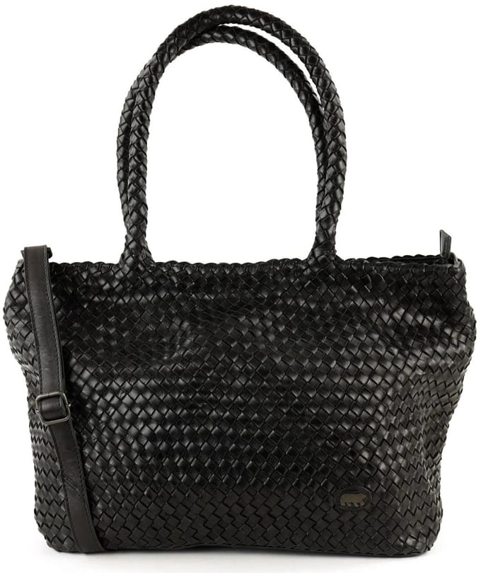 Bear Design Suus Gevlochten Shopper - Zwart