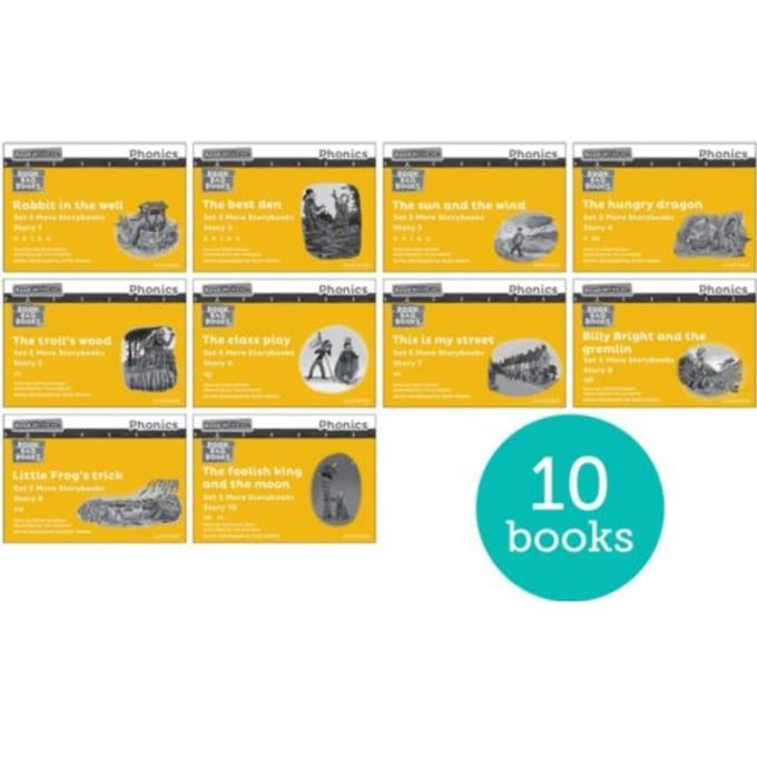 Read Write Inc. Phonics: Yellow Set 5 More Black & White Storybooks (Pack Of 10) - Read Write Inc. - Adrian Bradbury