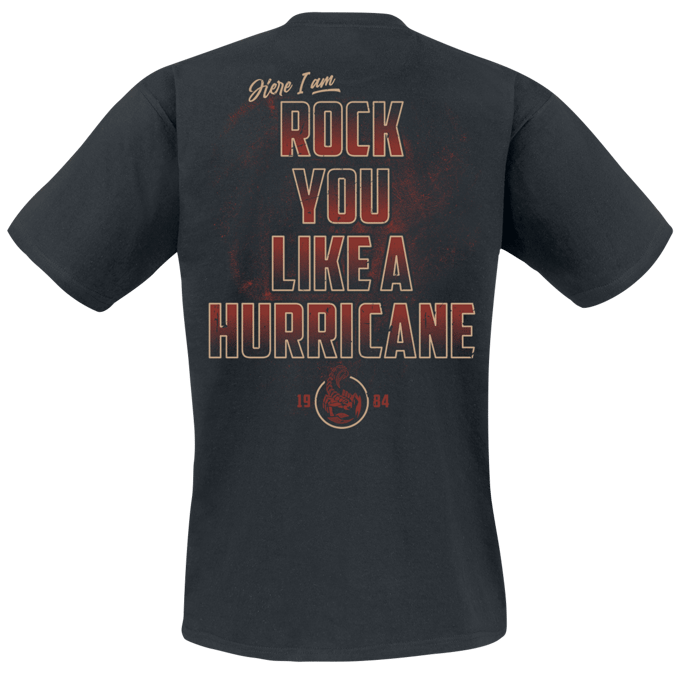 Scorpions Hurricane Heren T-shirt - zwart - M