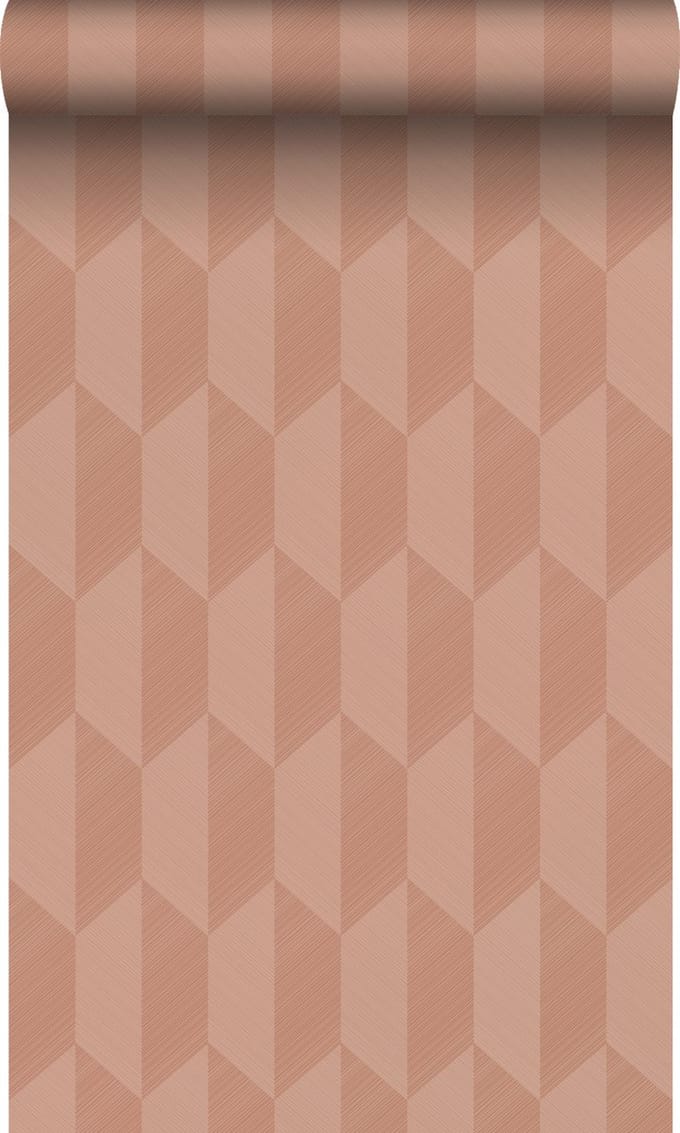 Origin Wallcoverings behang 3D-motief terracotta - 50 x 900 cm - 348034