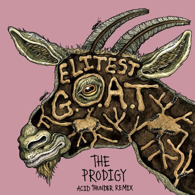 Sleaford Mods Vs The Prodigy Ft. Aldous Harding - Elitest G.O.A.T. (7" Single) (Coloured Vinyl)
