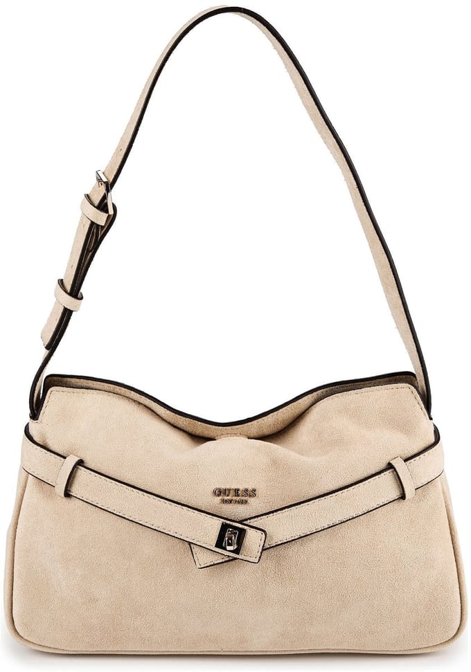 GUESS schoudertas Ella Shoulder Bag Taupe beige