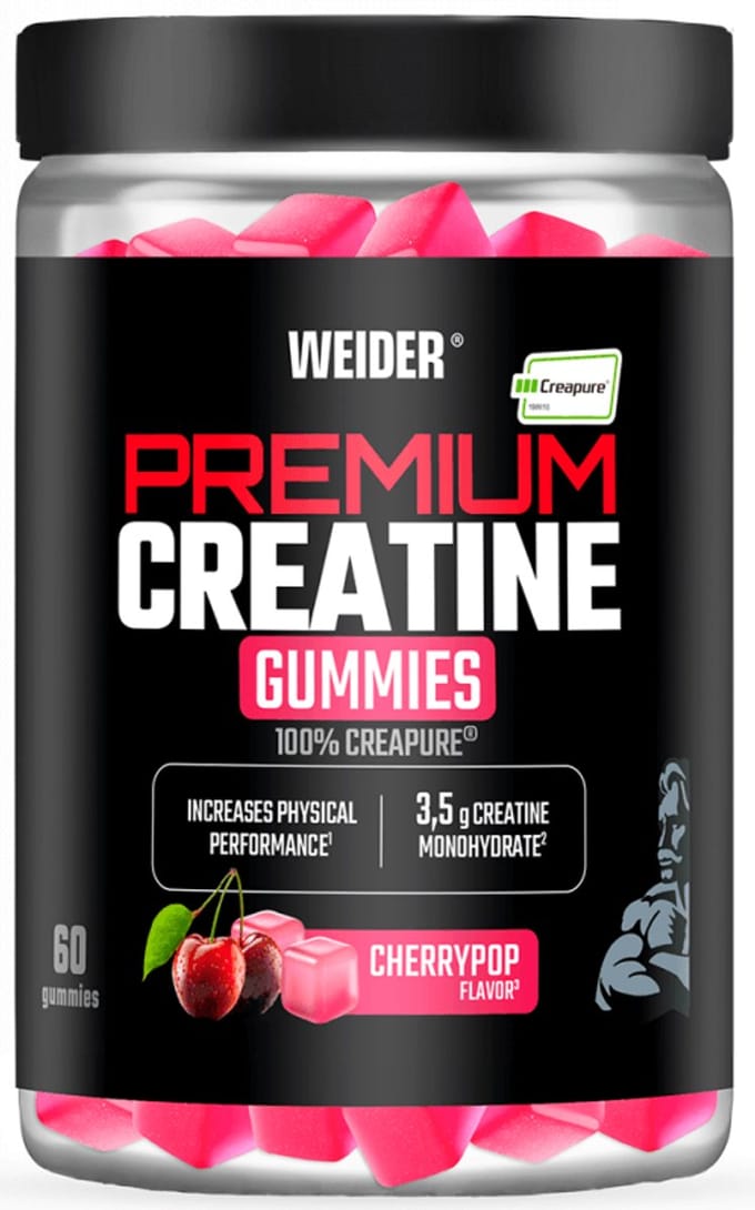 Weider Premium Creapure Gummies (60) Cherrypop - Creatine - Creapure