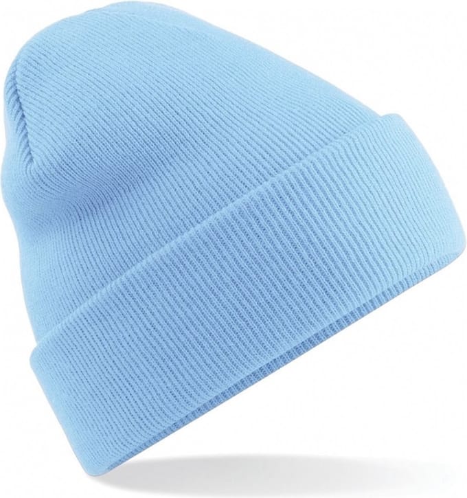 Basic winter muts lichtblauw