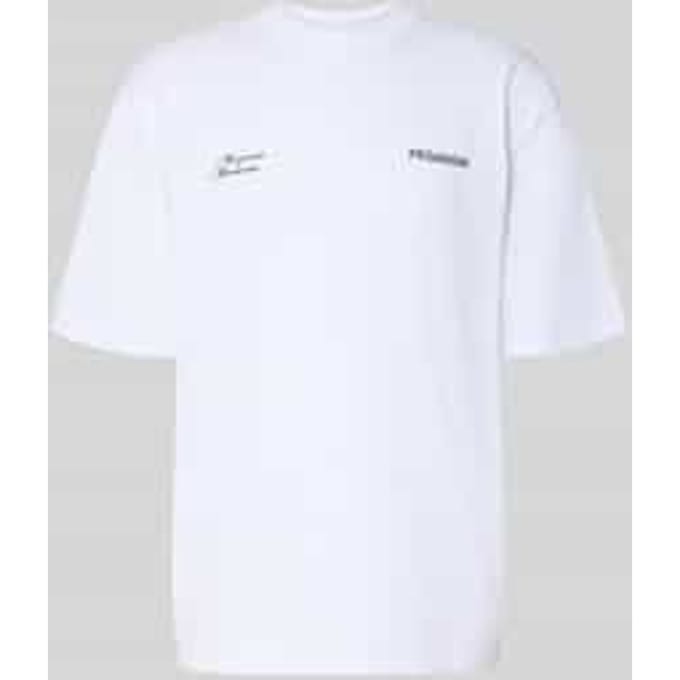 Oversized T-shirt met labeldetail model 'Rochefort'