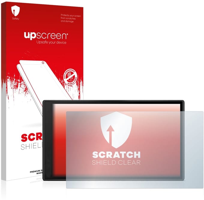 upscreen - Screenprotector voor Garmin DriveSmart 66 - Folie Beschermfolie transparant