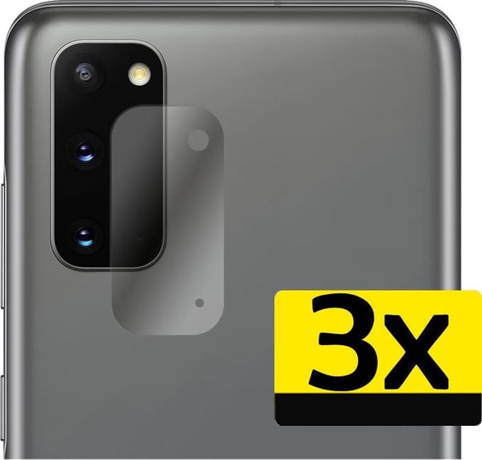 Camera Lens Protector - Geschikt voor Samsung Galaxy S20 - 3 Stuks - Camera Screenprotector - Beschermglas - Gehard Glas - Tempered Glass - Screen Protector