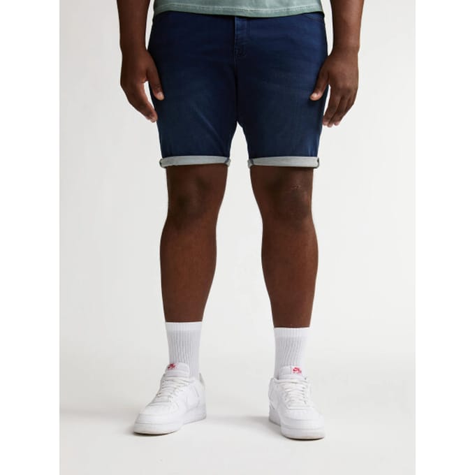 Petrol Industries - Heren Plus Size Jackson short ArenaKing - Blauw - Maat 3XL