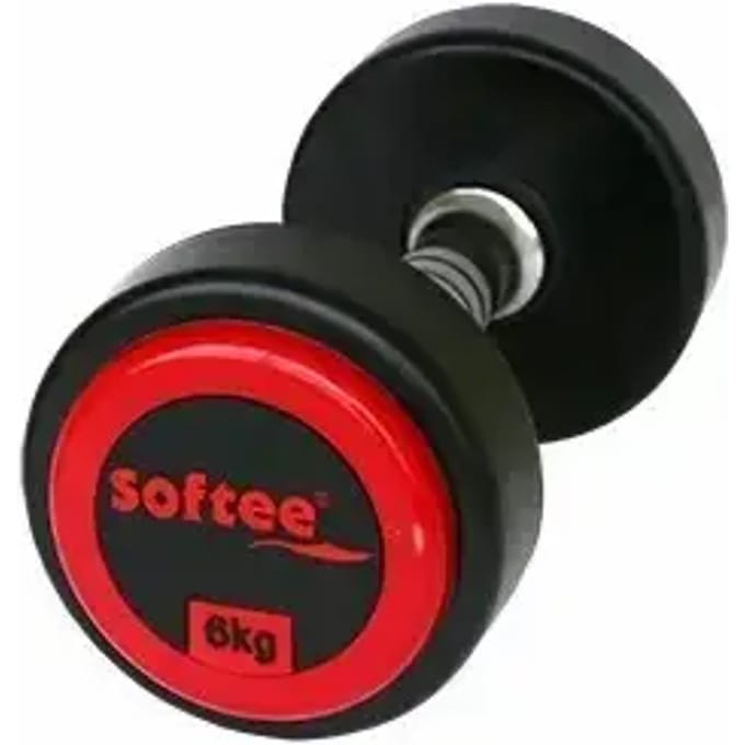 Softee Pro-sport 6kg Dumbbell Rood,Zwart 6 kg