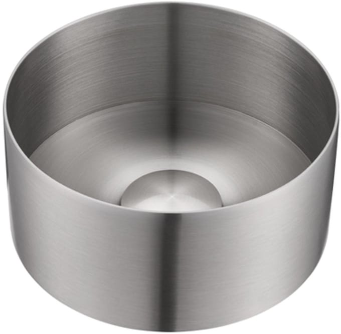 FugaFlow Eccelente Ferro Waskom - 21x21x10cm - RVS - Geborsteld RVS