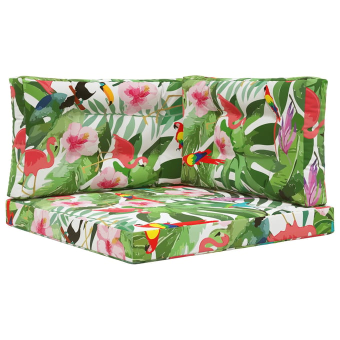 vidaXL - Buitenbankkussen - Polyester - kleurrijk - 80 - x - 80 - cm