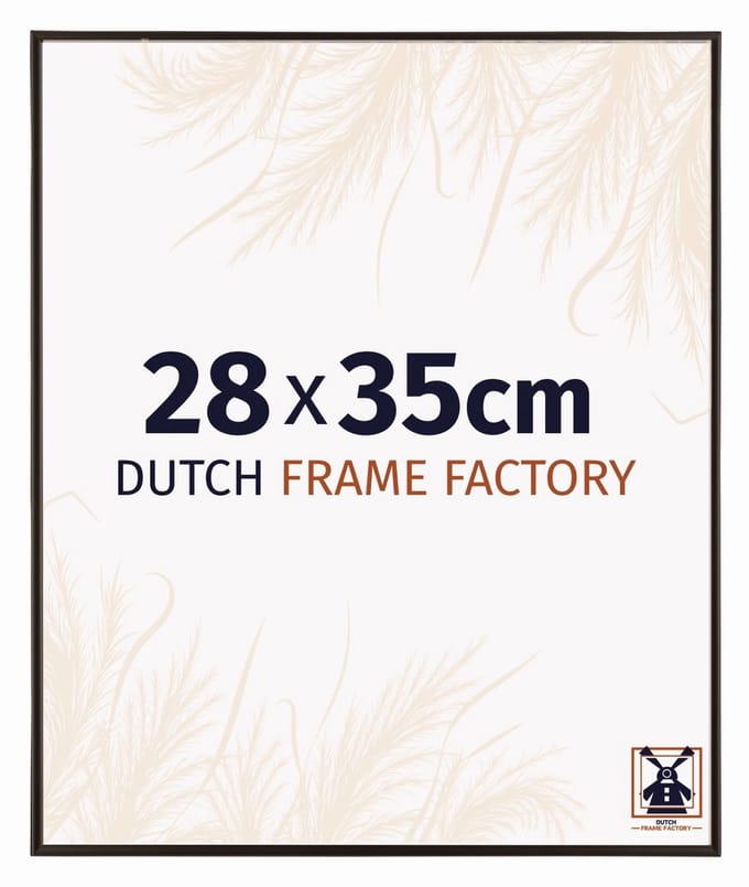 Fotolijst 28x35 cm - Kunststof - Antraciet - Easy