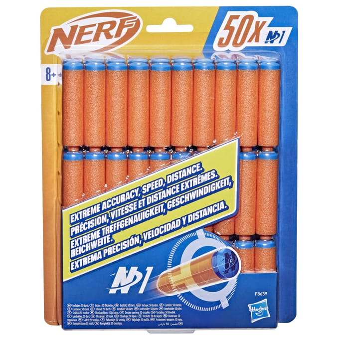 NERF N Series N1 Refill pack - met 10 Officiële Nerf N1 Darts - Nerf N1 Pijltjes
