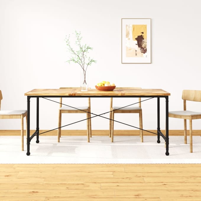 vidaXL - Eettafel - 180 - cm - massief - mangohout