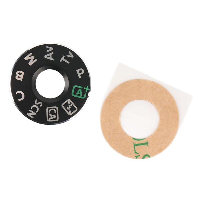 Modus Draaiknop Draaitafel Patch Tag Plaat Naamplaat Vervanging voor 70D Camera Reparatiedelen