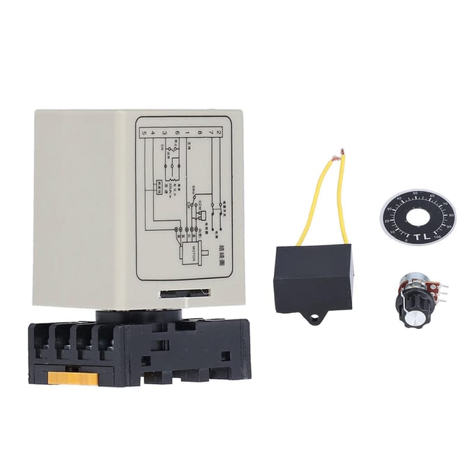 BERM Régulateur de Vitesse de Moteur AC Séparé Monophasé 6W ?200W 90?2800tr/min 220V240V SS?22