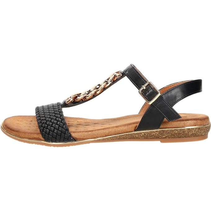 SUB55 Sandalen Plat Sandalen Plat - Zwart - Maat 41