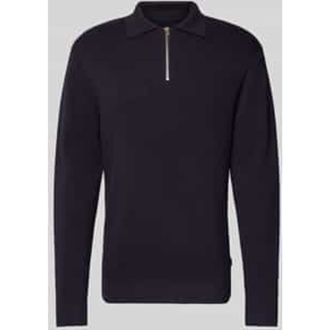 JACK&JONES - JPRBLAMILANO STITCH KNIT ZIP POLO SN - Heren - Polo's