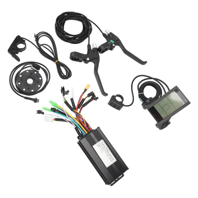 26A DC 24V 36V 48V Controller met S830 Paneel Duimgas Krachtsensor Krachtremhendel gray