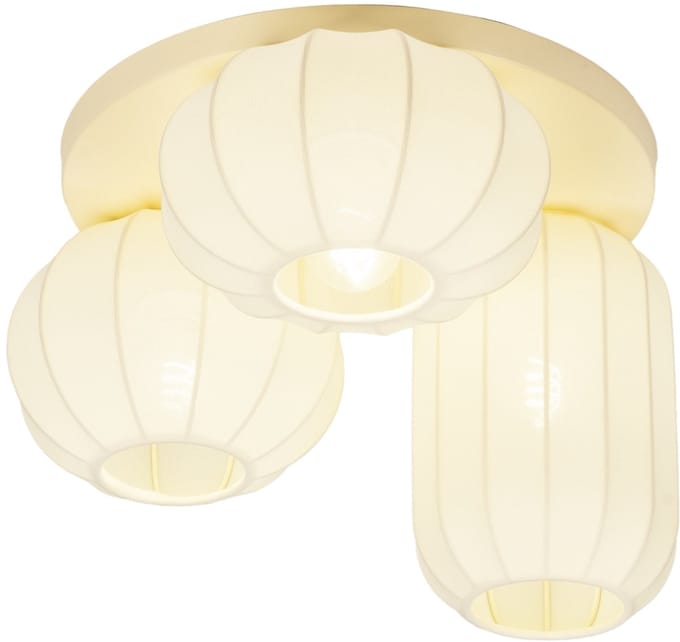 Lumidora Plafondlamp 75687 - Plafonniere - TACK - 3 Lichts - E27 - Geel - Metaal - ⌀ 43 cm