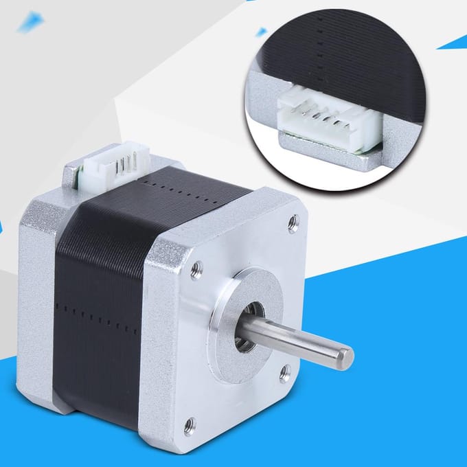 Professionele 17HS4401 17 Legering Stappenmotor 4s Apparatuur Benodigdheden voor 3D-printer white