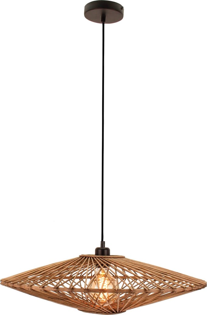 Chericoni Nature Capello Hanglamp - Ø 60 cm - 1- lichts - E27 - Natuur hout