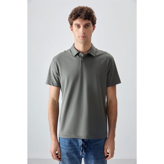 Oversized Polo Kraag T-Shirt