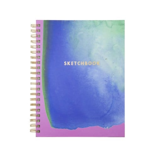 Èccolo schetsboek, formaat 21 x 28, blanco mat schetspapier, uitvoering indigo corner